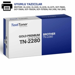 Brother TN-2280 Muadil Toner, Siyah - Brother