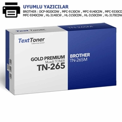 Brother TN-265M Muadil Toner, Kırmızı - Brother