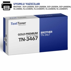 Brother TN-3467 Muadil Toner, Siyah - Brother