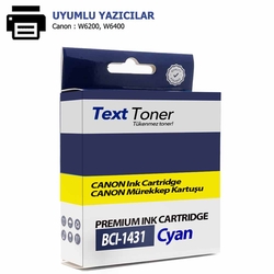 Canon BCI-1431PC Muadil Kartuş, Mavi - Canon