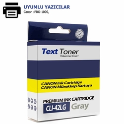 Canon CLI-42LGY Muadil Kartuş, Gri - Canon