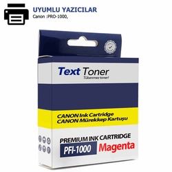 Canon PFI-1000M Muadil Kartuş, Kırmızı - Canon