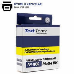 Canon PFI-1000MBK Muadil Kartuş, Mat Siyah - Canon