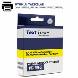 Canon PFI-101G Muadil Kartuş, Yeşil - Canon