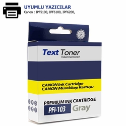 Canon PFI-103PGY Muadil Kartuş, Açık Gri - Canon