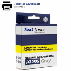 Canon PGI-29DGY Muadil Kartuş, Gri - Canon
