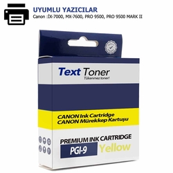 Canon PGI-9Y Muadil Kartuş, Sarı - Canon
