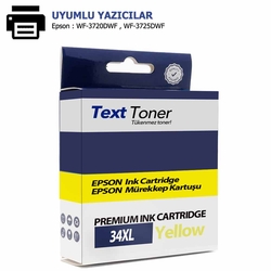 Epson 34XL-C13T34744010 Muadil Kartuş, Sarı - Epson