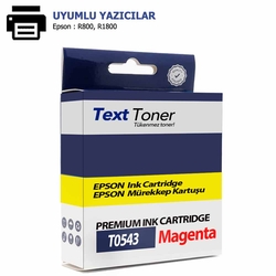 Epson T0543-C13T05434010 Muadil Kartuş, Kırmızı - Epson