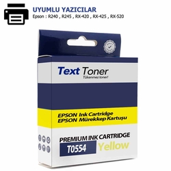Epson T0554-C13T05544010 Muadil Kartuş, Sarı - Epson
