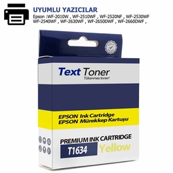 Epson T1634-C13T16344012 Muadil Kartuş, Sarı - Epson