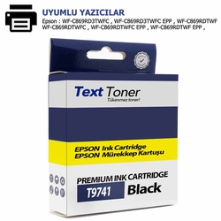 Epson T9741-C13T974100 Muadil Kartuş, Siyah - Epson