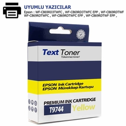 Epson T9744-C13T974400 Muadil Kartuş, Sarı - Epson