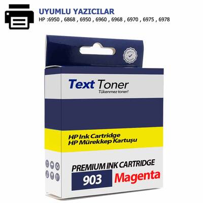 Hp 903-T6L91A Muadil Kartuş, Kırmızı - 1