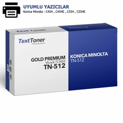 Konica Minolta TN-512 Muadil Fotokopi Toneri, Sarı - Konica Minolta