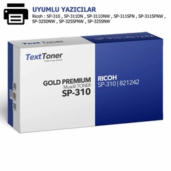 Ricoh SP-310 | 821242 Muadil Toner, Siyah - Ricoh
