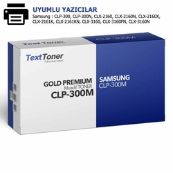 Samsung CLP-300M Muadil Toner, Kırmızı - Samsung